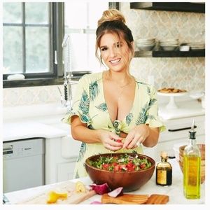 Jessie James decker Tea Jumpsuit in Leaf Print